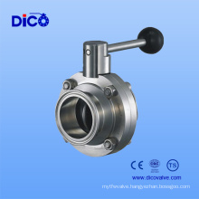 Dico Food Butterfly Valve with Clamp End